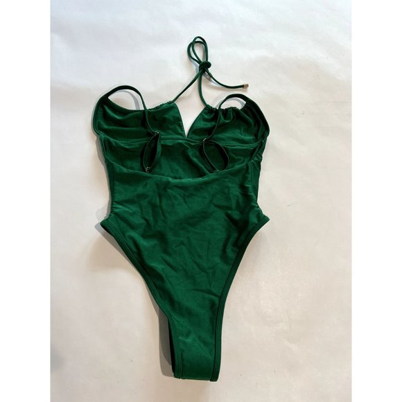 Janthee Frida One Piece Swimsuit in Le Vert Green - Picture 2 of 2